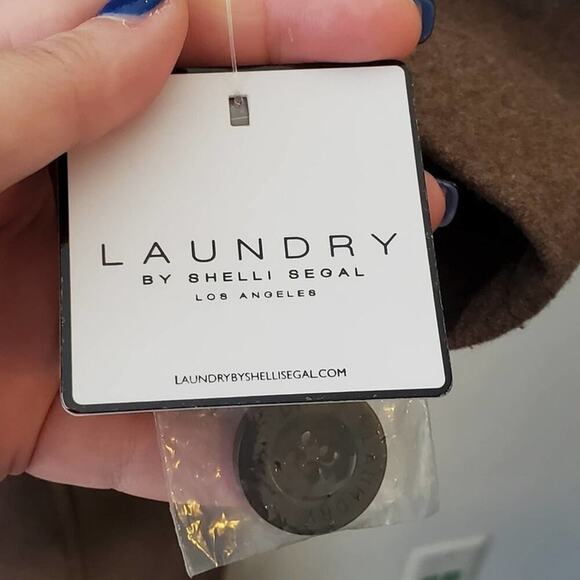 Laundry by Shelli Segal brown wool blend coat plus size 1X‎ NEW!!!! - Picture 4 of 6